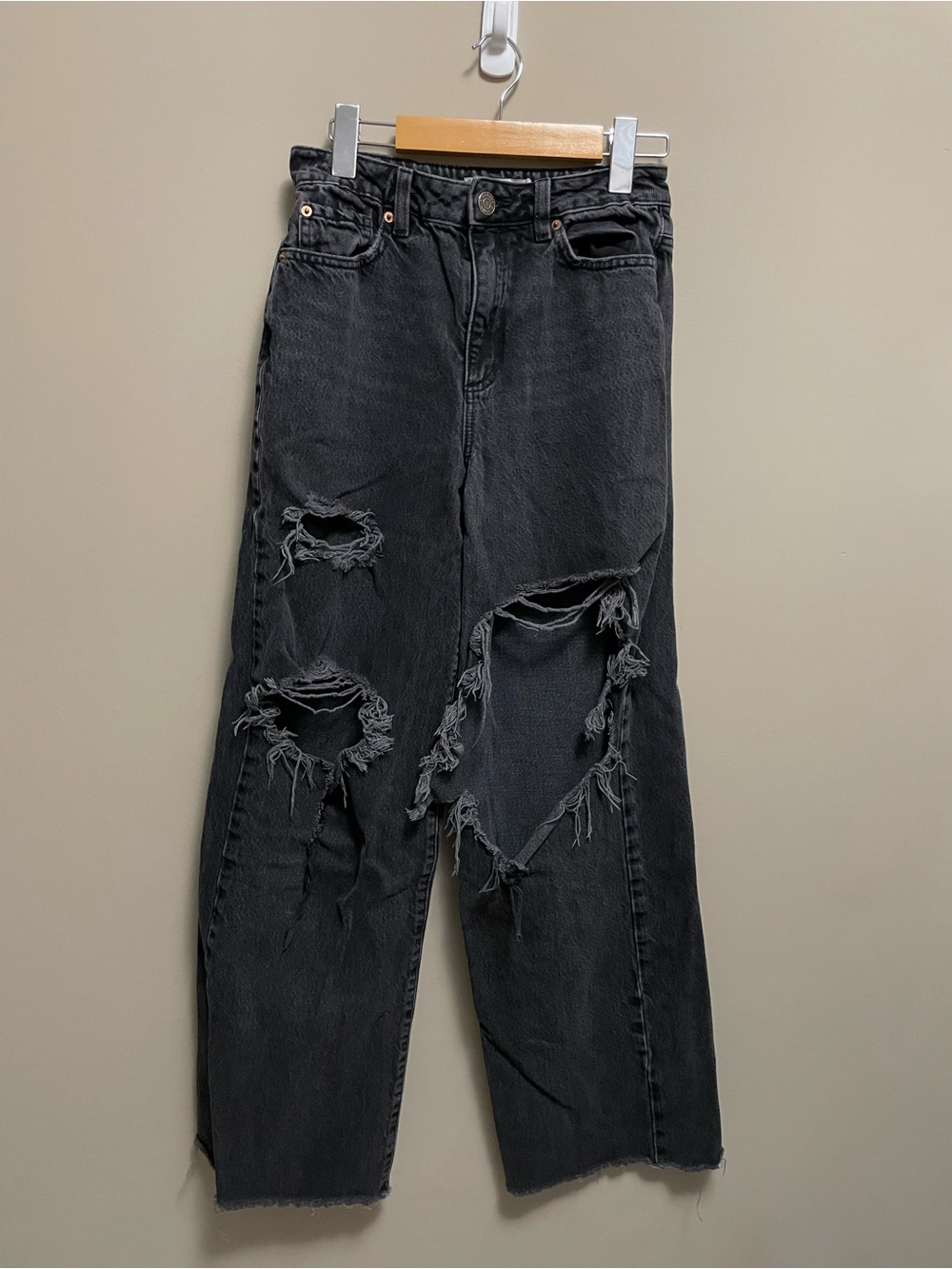 Garage Denim Black Street Wide Leg Jean Women’s 01 or 25